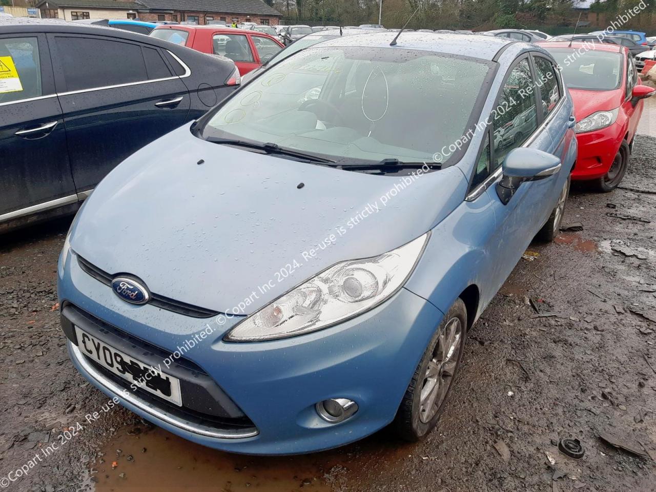 FORD FIESTA ZET 2009. Lot# 39032744. VIN WF0JXXWPJJ9P07299. Photo 1